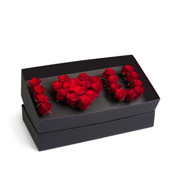 Lilyana Flowers - Seni Seviyorum Kutuda Kırmızı Gül
