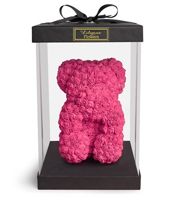 Lilyana Flowers - Teddy Bear Fuşya